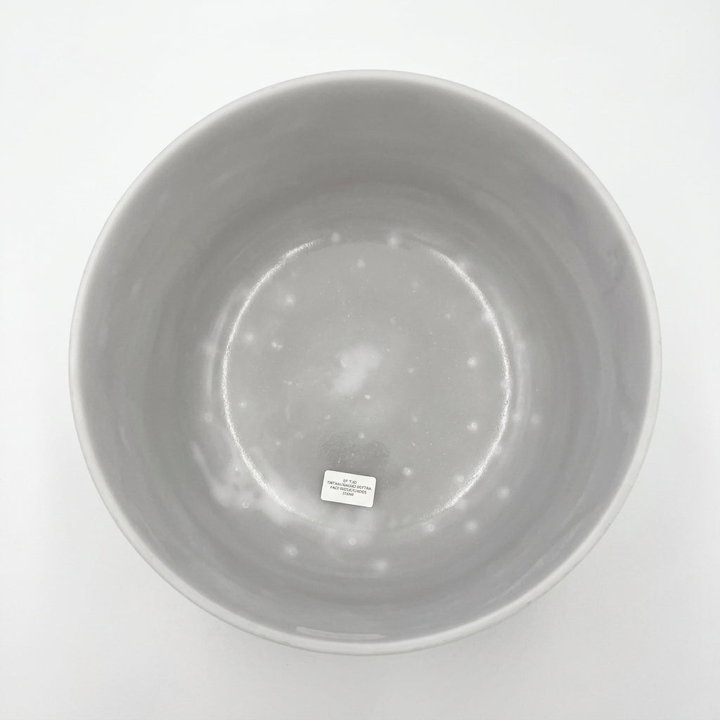 12" F+30 Tibetan Quartz Copper, Frosted rim Inside