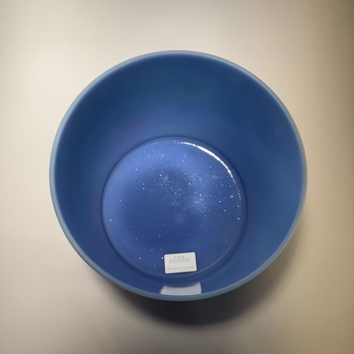 8" D#-10 45 EGYPTIAN BLUE, PLATINUM BOWL