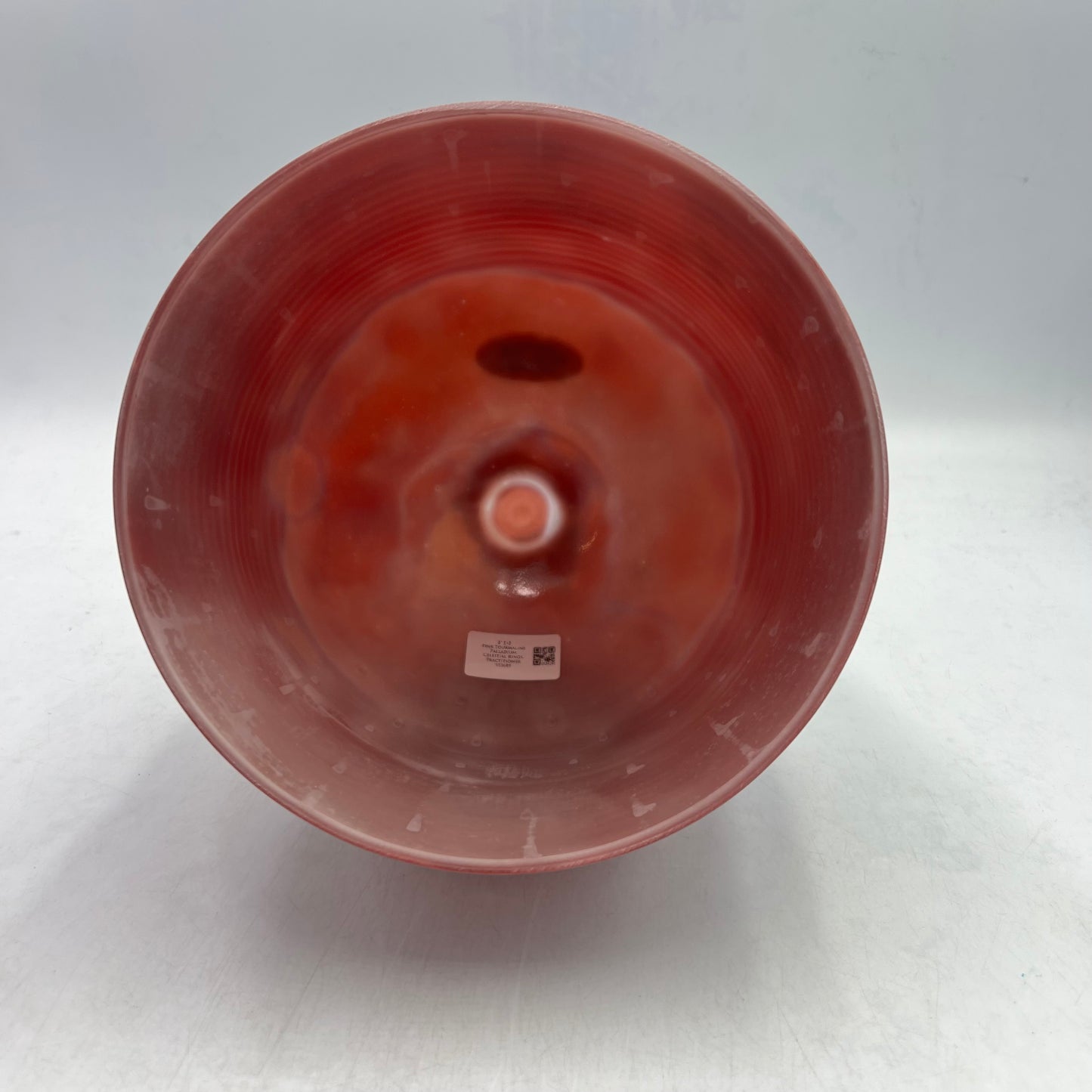 8" E+5 PINK TOURMALINE, PALLADIUM, CELESTIAL RINGS, PRACTITIONER