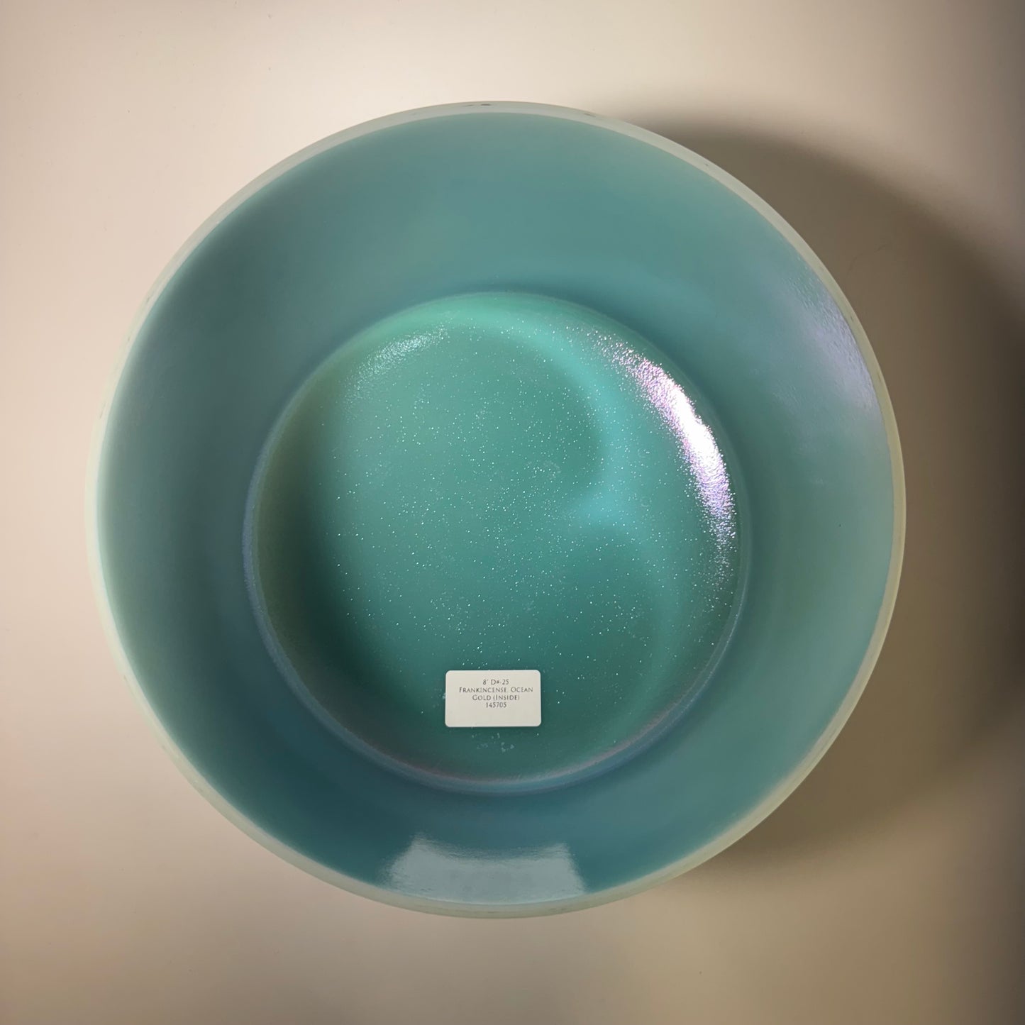 8" D#-25 FRANKINSENSE, OCEAN GOLD (INSIDE)