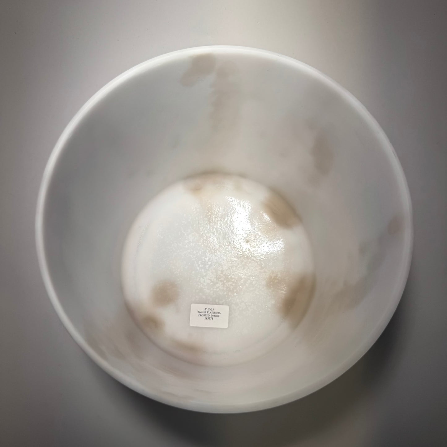 8" C+15 YAGNA PLATINUM (Frosted inside)