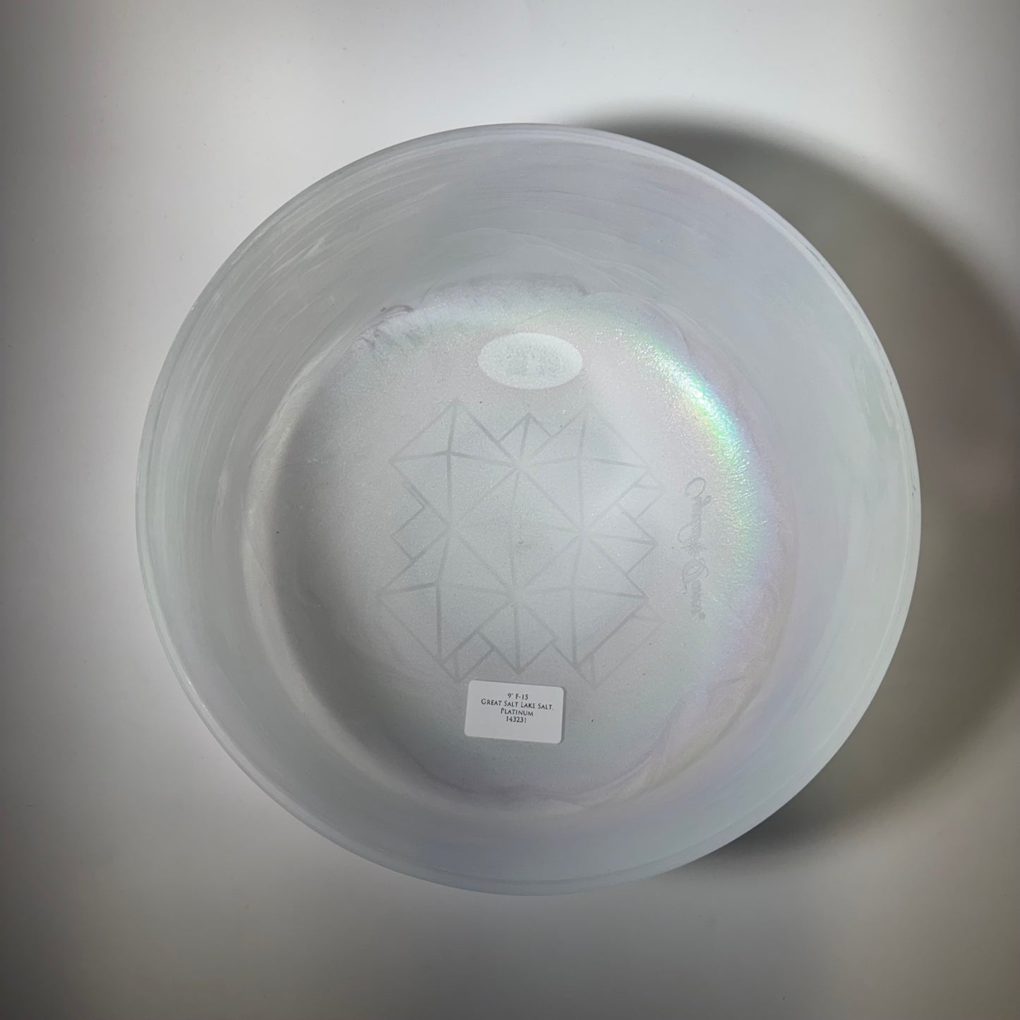 9" F-15 GREAT SALT LAKE SALT, PLATINUM