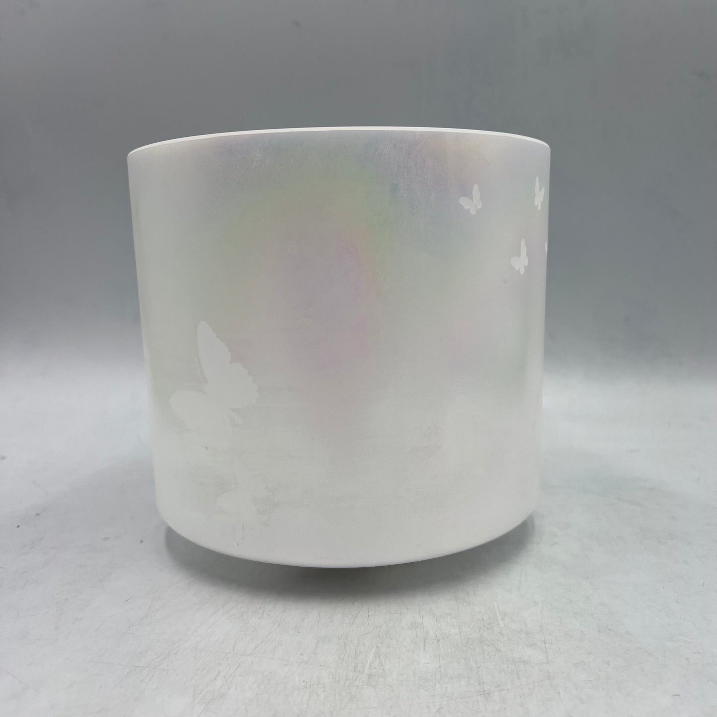 8" F+25 MOTHER OF PLATINUM, W/MEDIUM ETCHED BUTTERFLIES