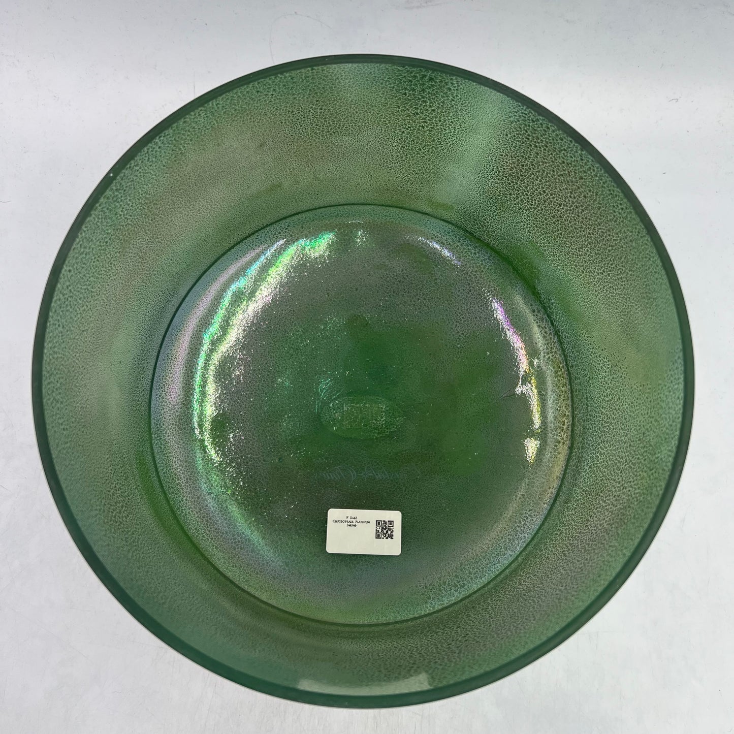9" D+45 CHRYSOPRASE, PLATINUM