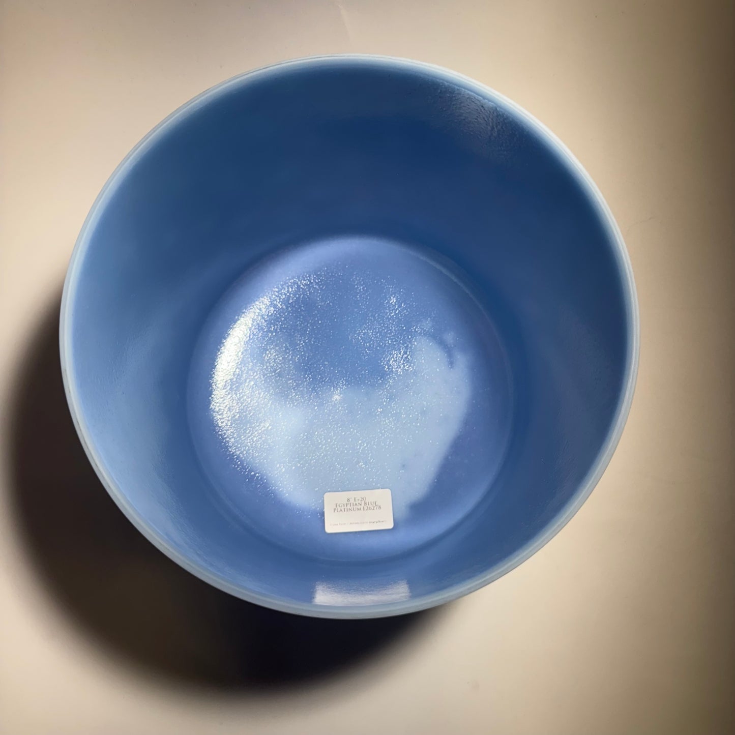 8" E+20 EGYPTIAN BLUE, PLATINUM BOWL