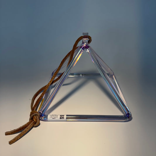 8" G+10 VIOLET FLAME AURA PYRAMID