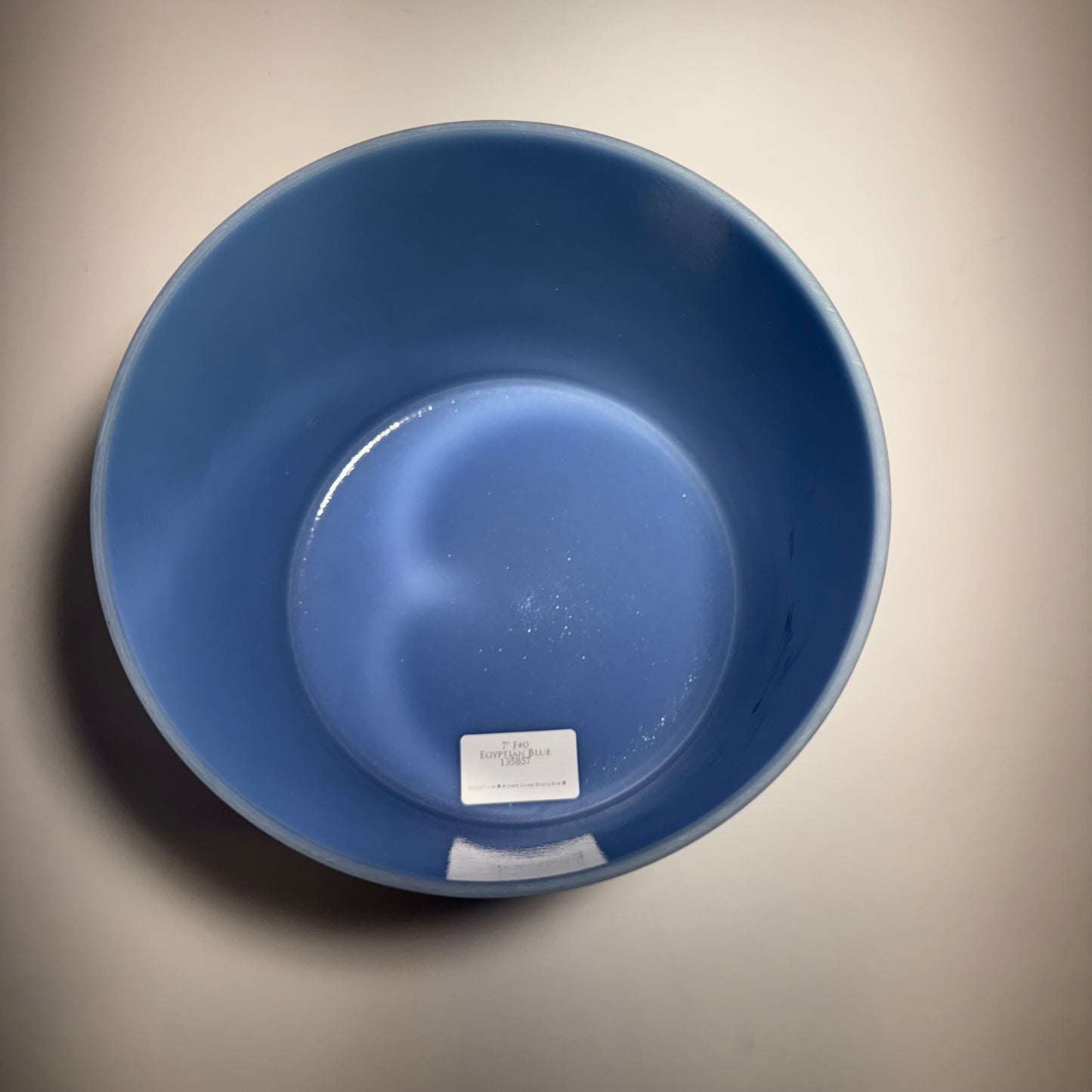 7" F#0 EGYPTIAN BLUE BOWL