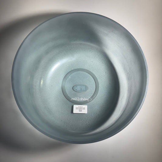 10" C#-15 Green Heart Aura Gold Frosted Rim Inside