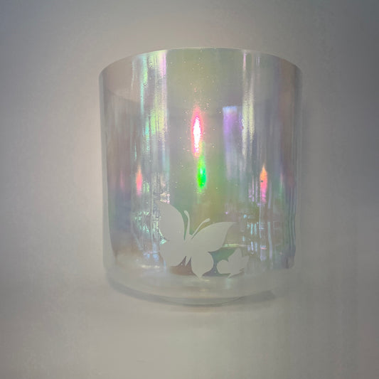 10" D#+25 PLATINUM W/ SMALL ETCHED BUTTERFLIES