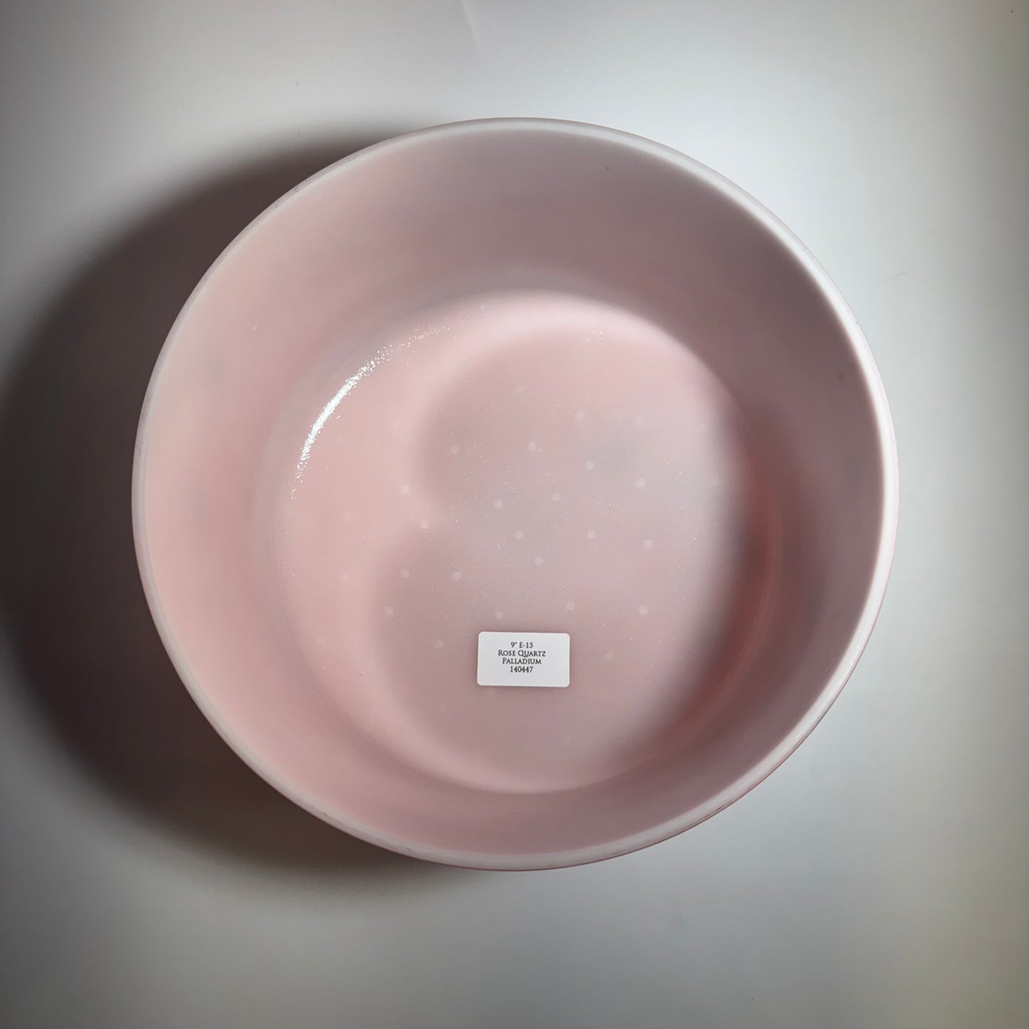 9" E-15 ROSE QUARTZ, PALLADIUM