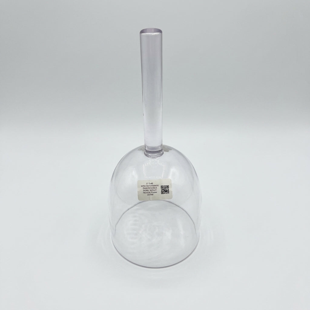 5" F+40 Mini SuperGrade Practitioner Bowl, Violet Indium Flame