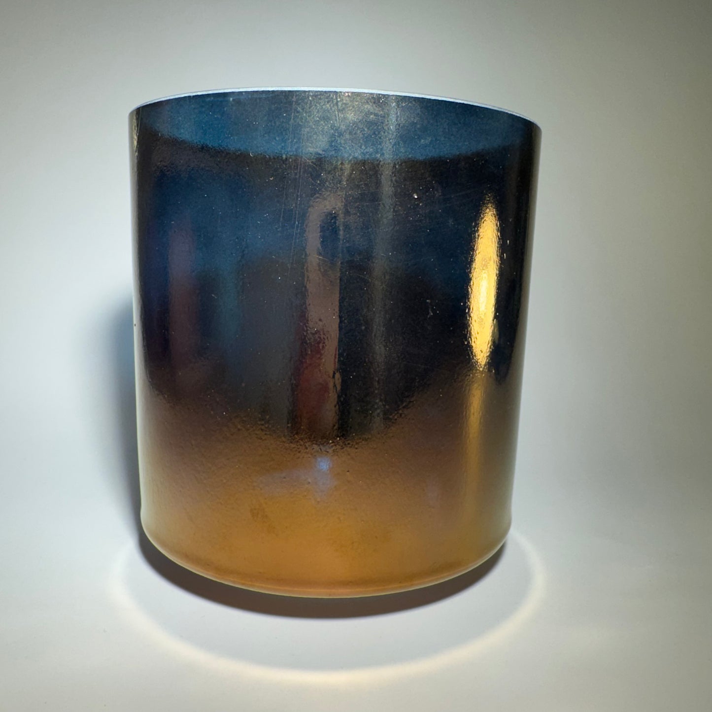 7" G#+10 Tibetan Quartz Copper, AQUA AURA GOLD (Inside)