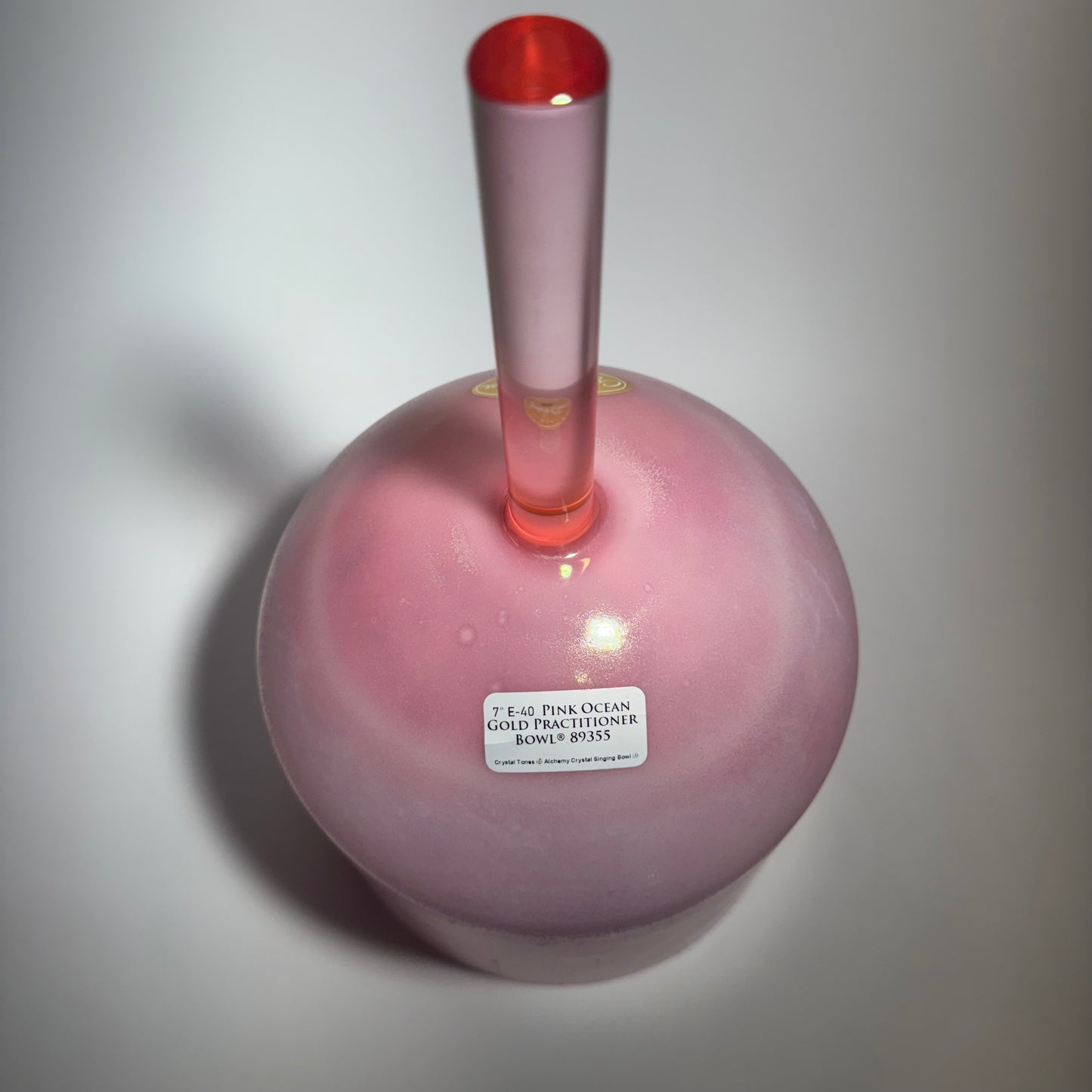 7" E-40 PINK OCEAN GOLD PRACTITIONER BOWL