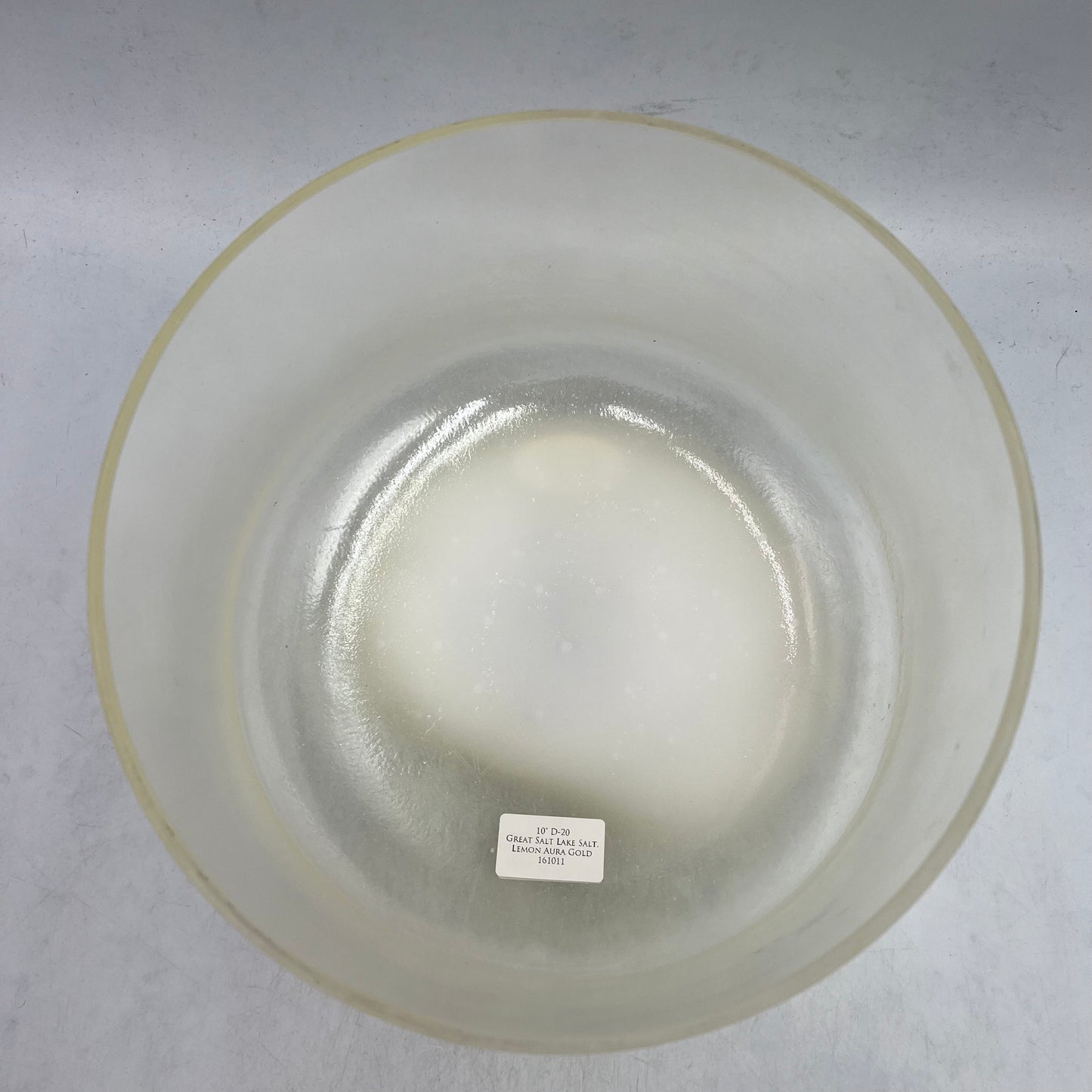 10" D-20 Great Salt Lake Salt, Lemon Aura Gold