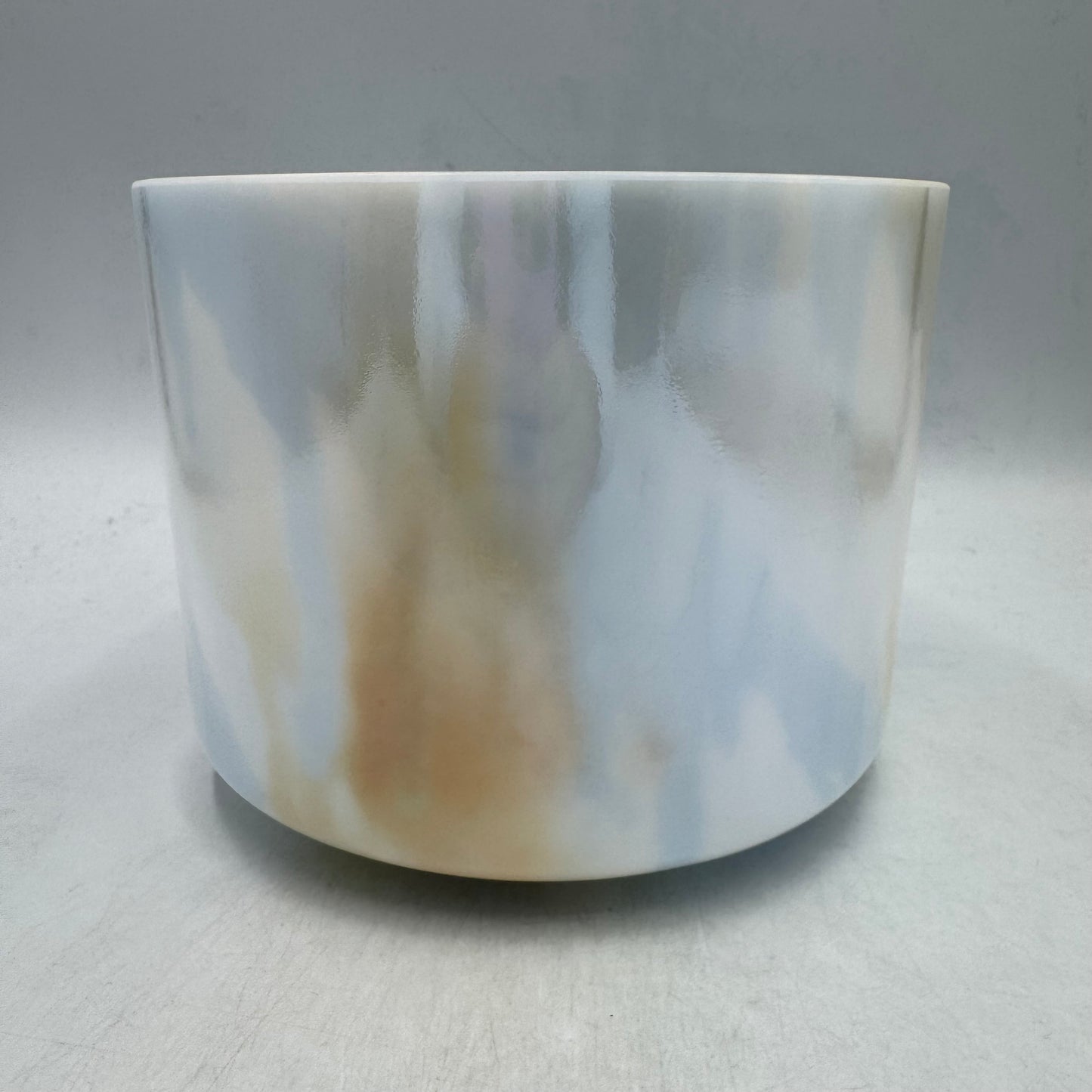 8" F+10 Mt.Shasta Serpentine, Sedona Red Rock, Palladium