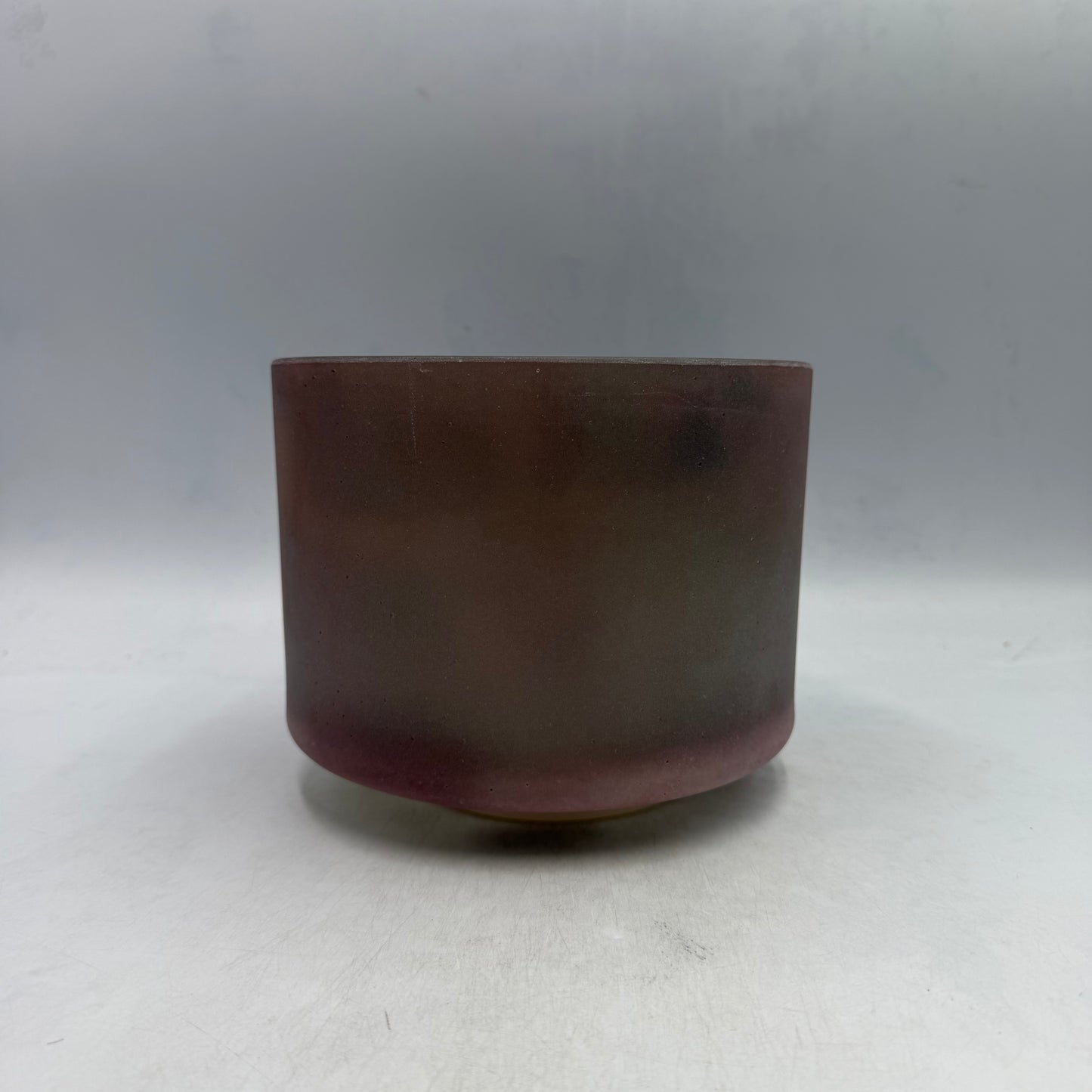 8" F0 PINK HIMALAYAN SALT, SAGE AURA GOLD (INSIDE)