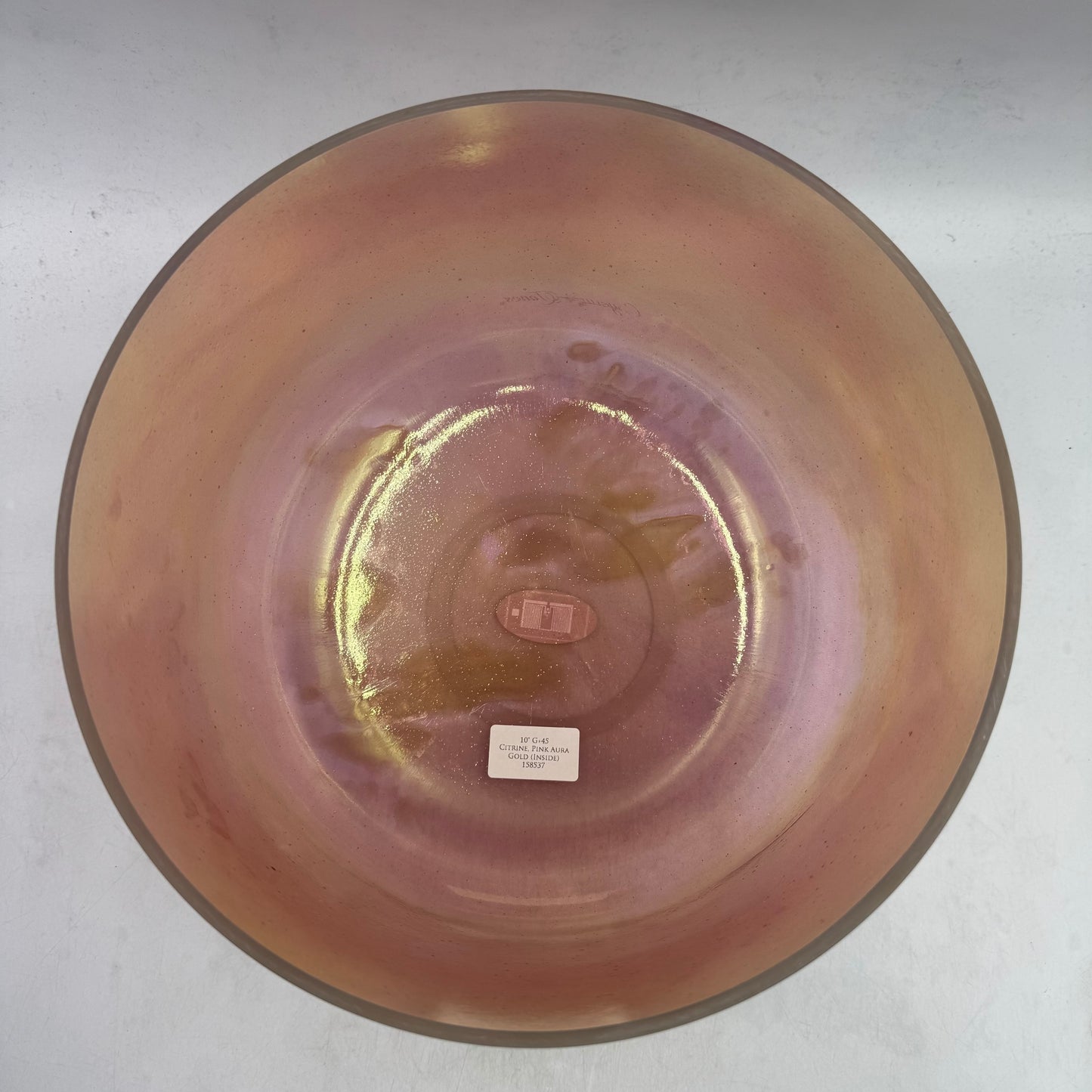 10" G+45 CITRINE, PINK AURA GOLD