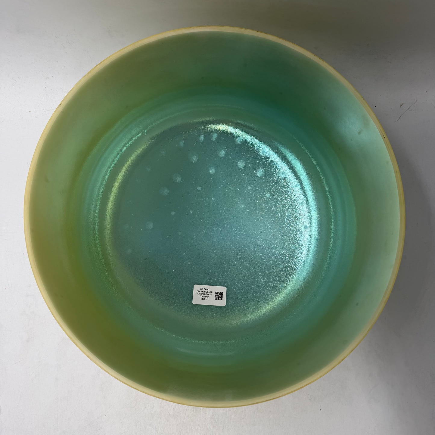 12" A#-45 FRANKINCENSE, OCEAN GOLD (INSIDE)