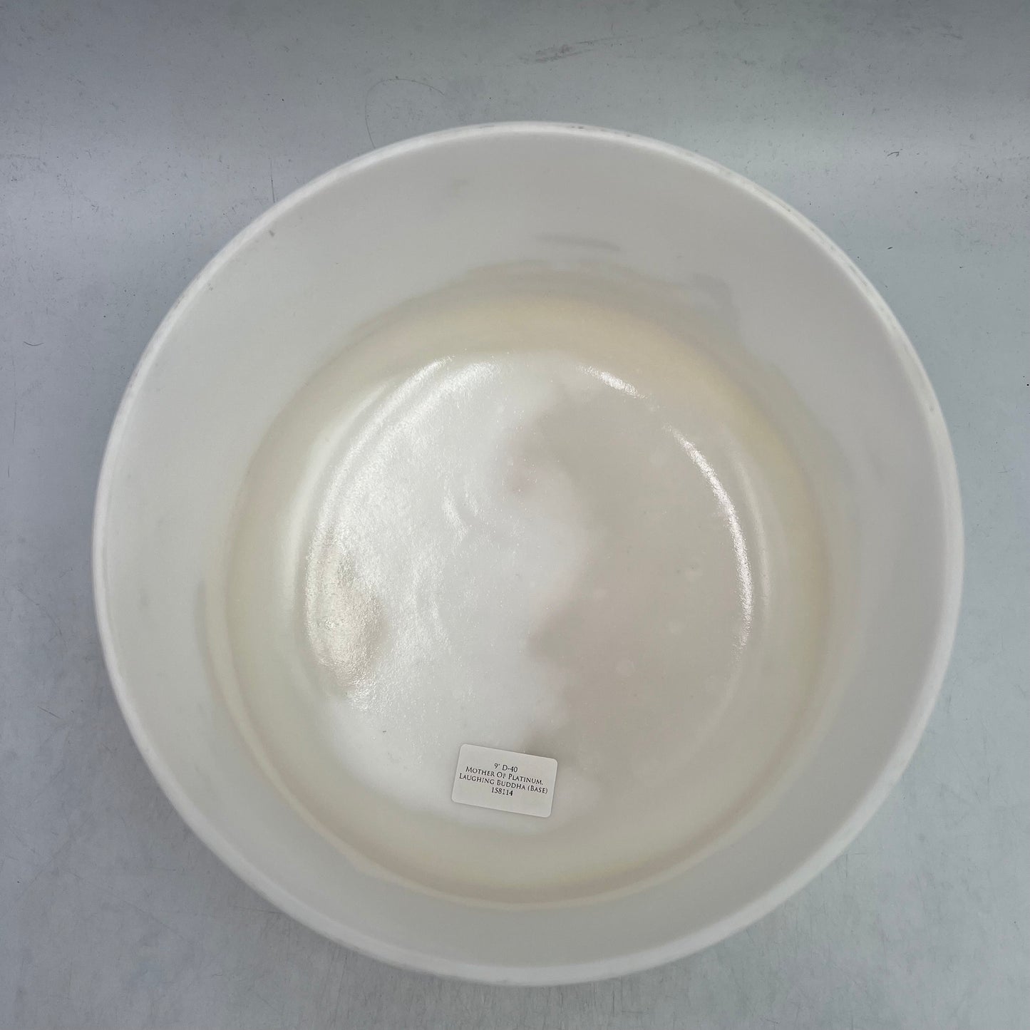 9" D-40 MOTHER OF PLATINUM LAUGHING BUDDHA BASE