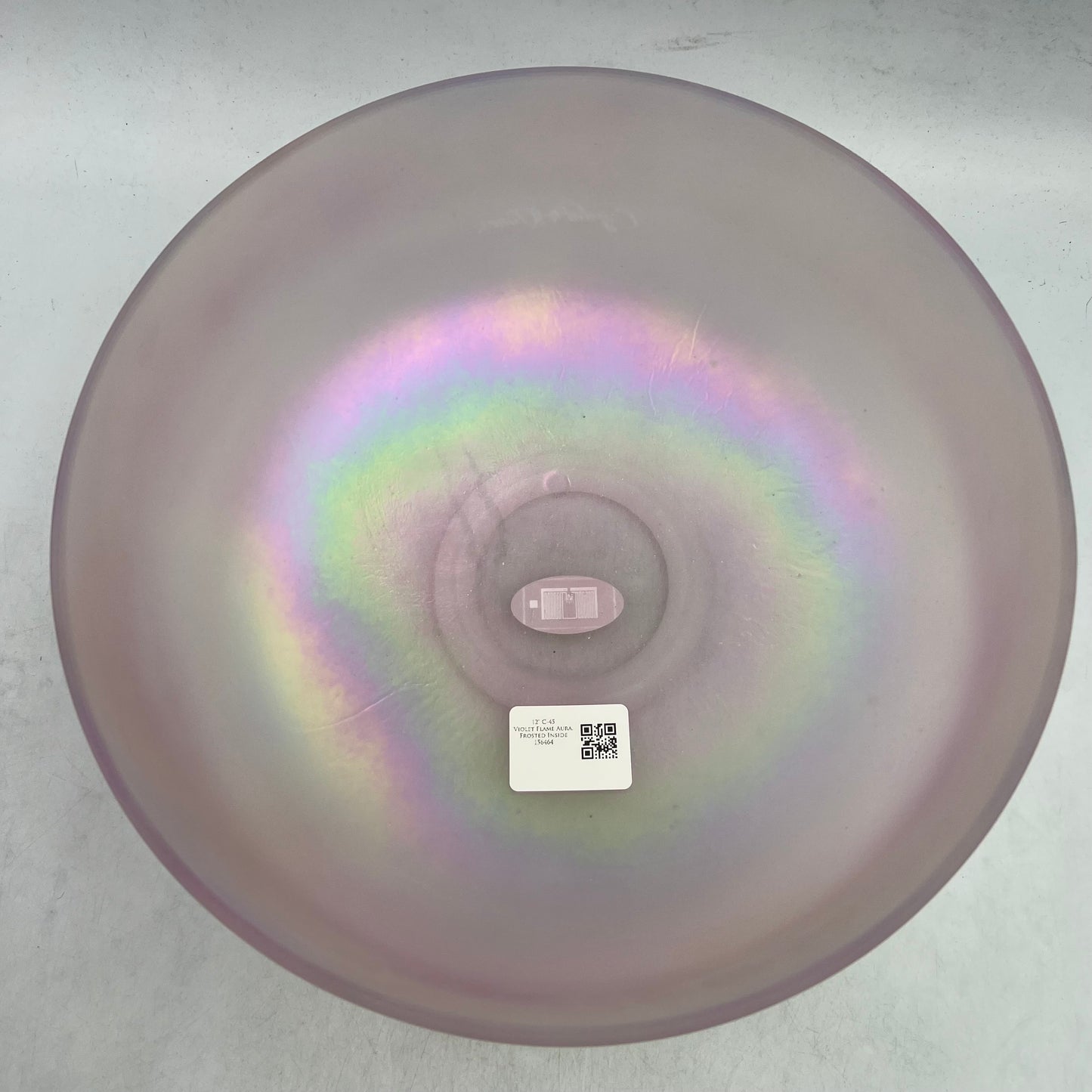 12" C-45 Violet Flame Aura, Frosted Inside