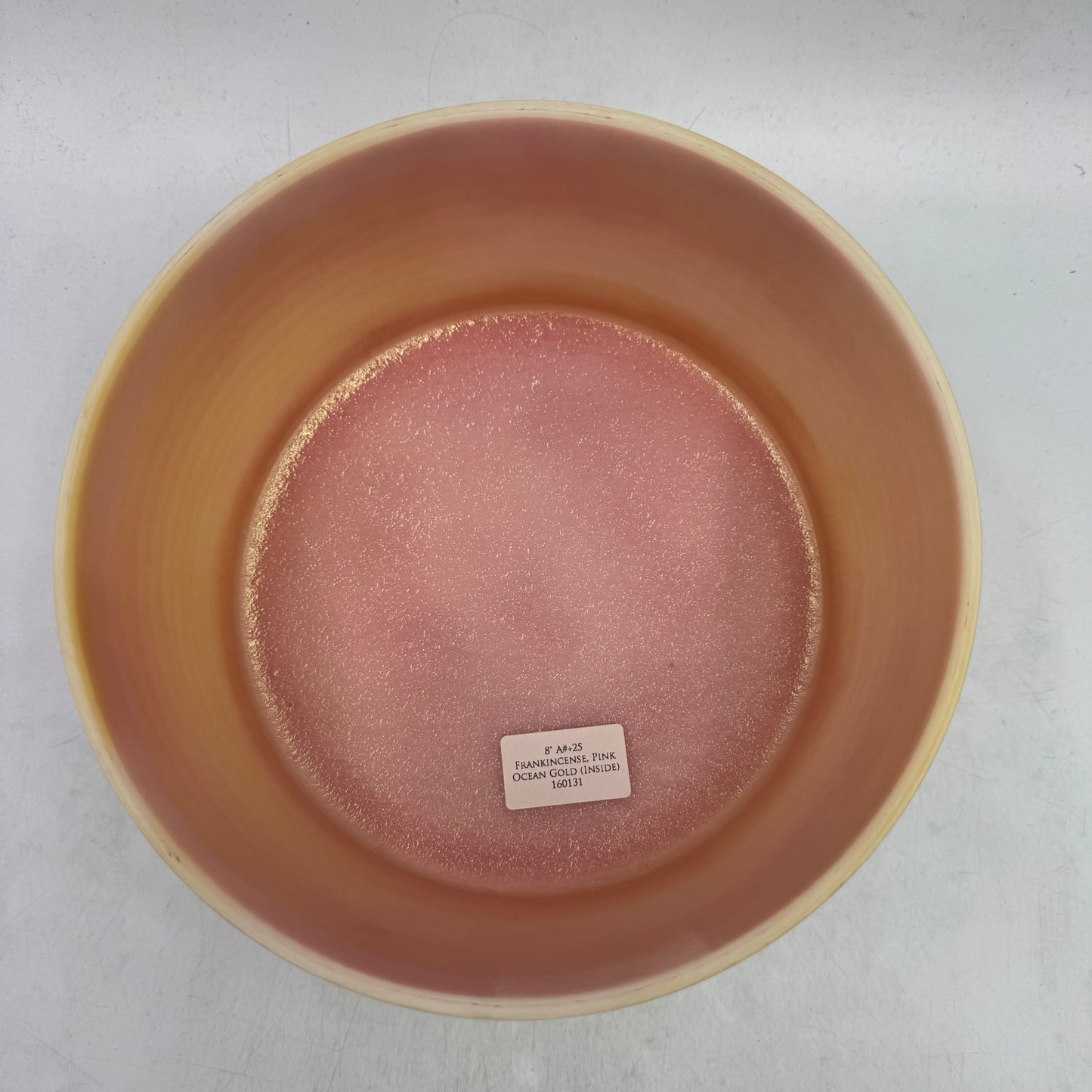 8" A#+25 FRANKINCENSE, PINK OCEAN GOLD (INSIDE)
