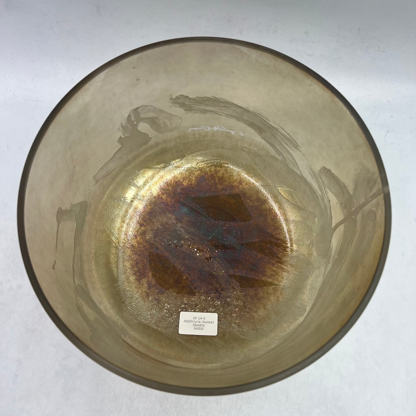 10" C#+5 Azeztulite, Smokey Quartz