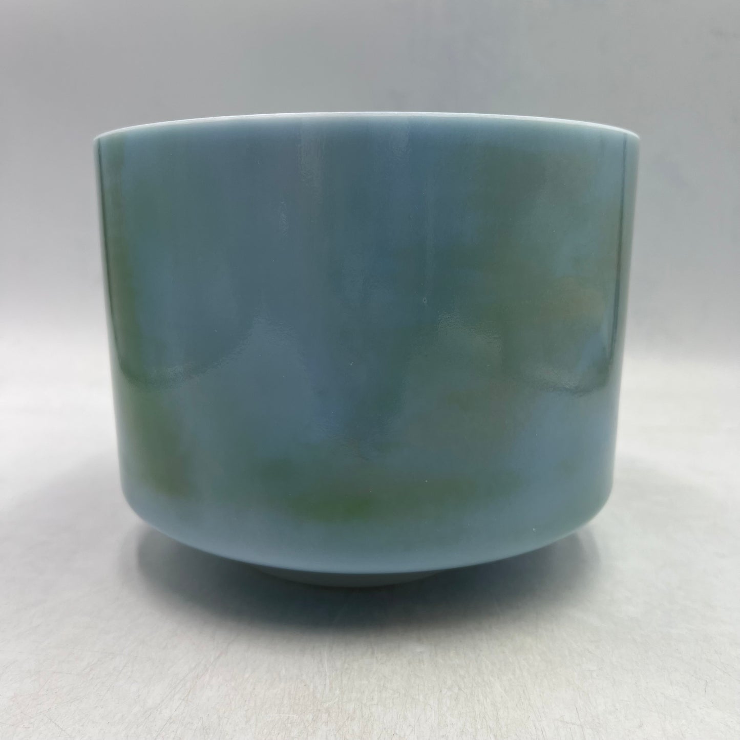 8" F#+40 Mt. Shasta Serpentine, Green Heart Ocean Gold (Inside)