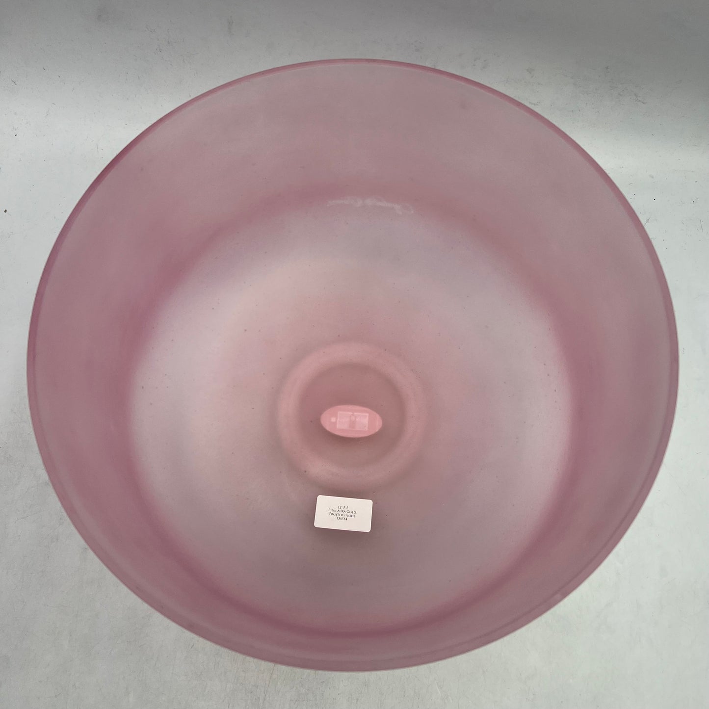 12" F-5 Pink Aura Gold, Frosted Inside