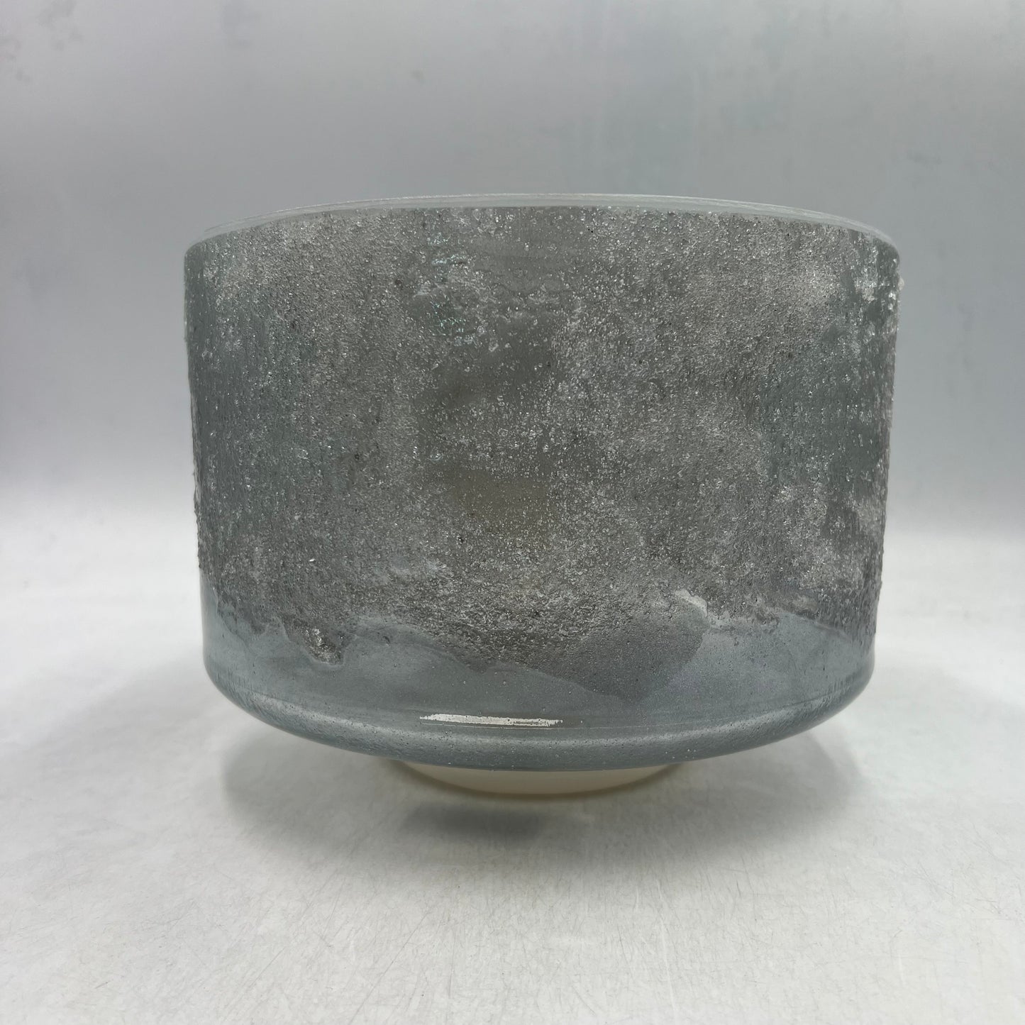 9" E-15 Lemurian Seed, Moldavite, White Light Aura Gold