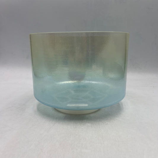 8" F-40 Tesseract Salt, Lemon Aura Gold, Aqua Aura Gold (Base)