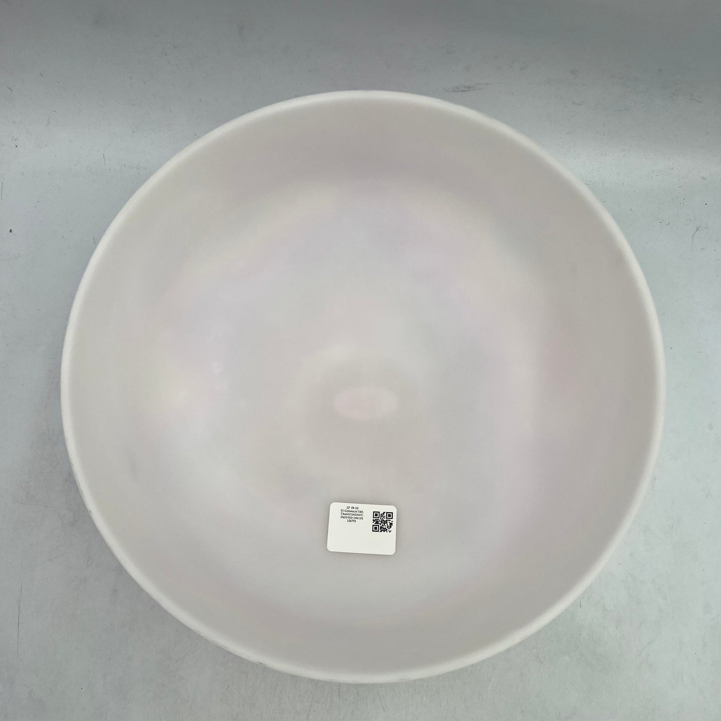 12" F#-10 St.Germain Sky, Transcendent, Frosted Inside