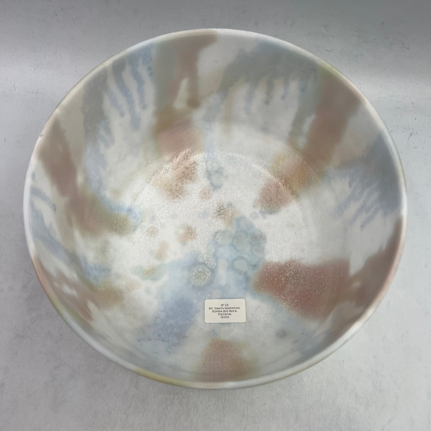 10" C0 Mt. Shasta Serpentine, Sedona Red Rock, Platinum