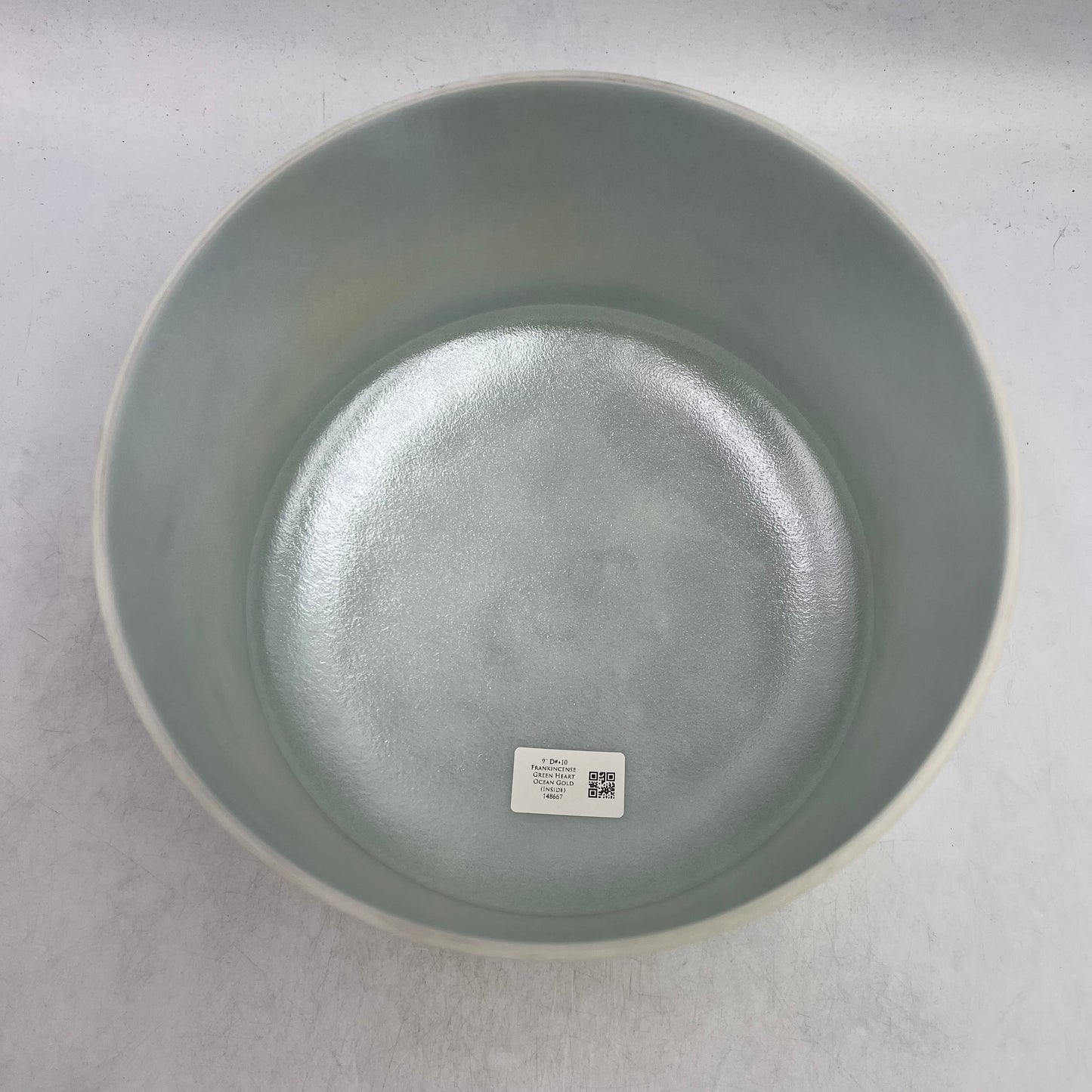 9" D#+10 Frankincense, Green Heart Ocean Gold (Inside)