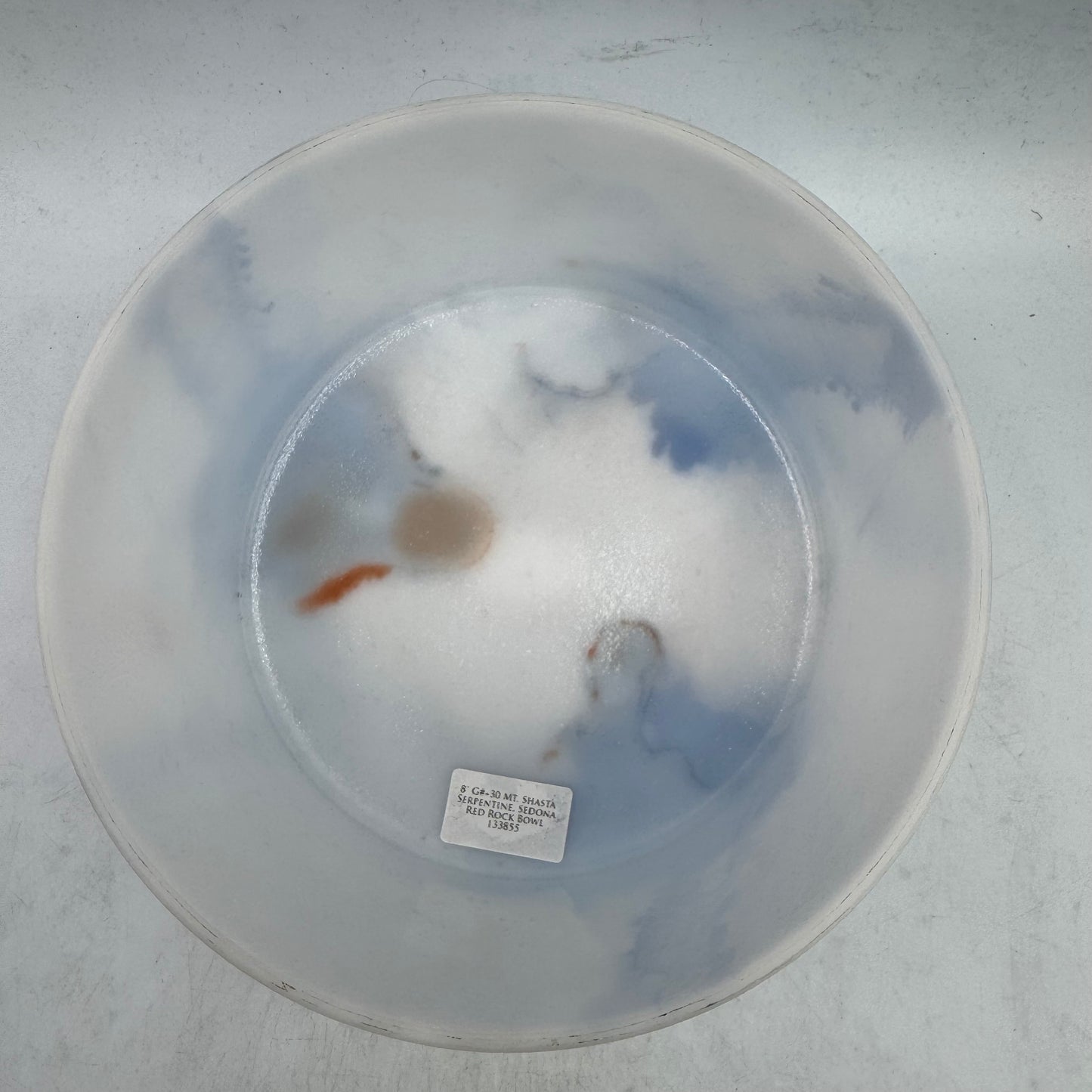 8" G#+30 Mt.Shasta Serpentine, Sedona Red Rock