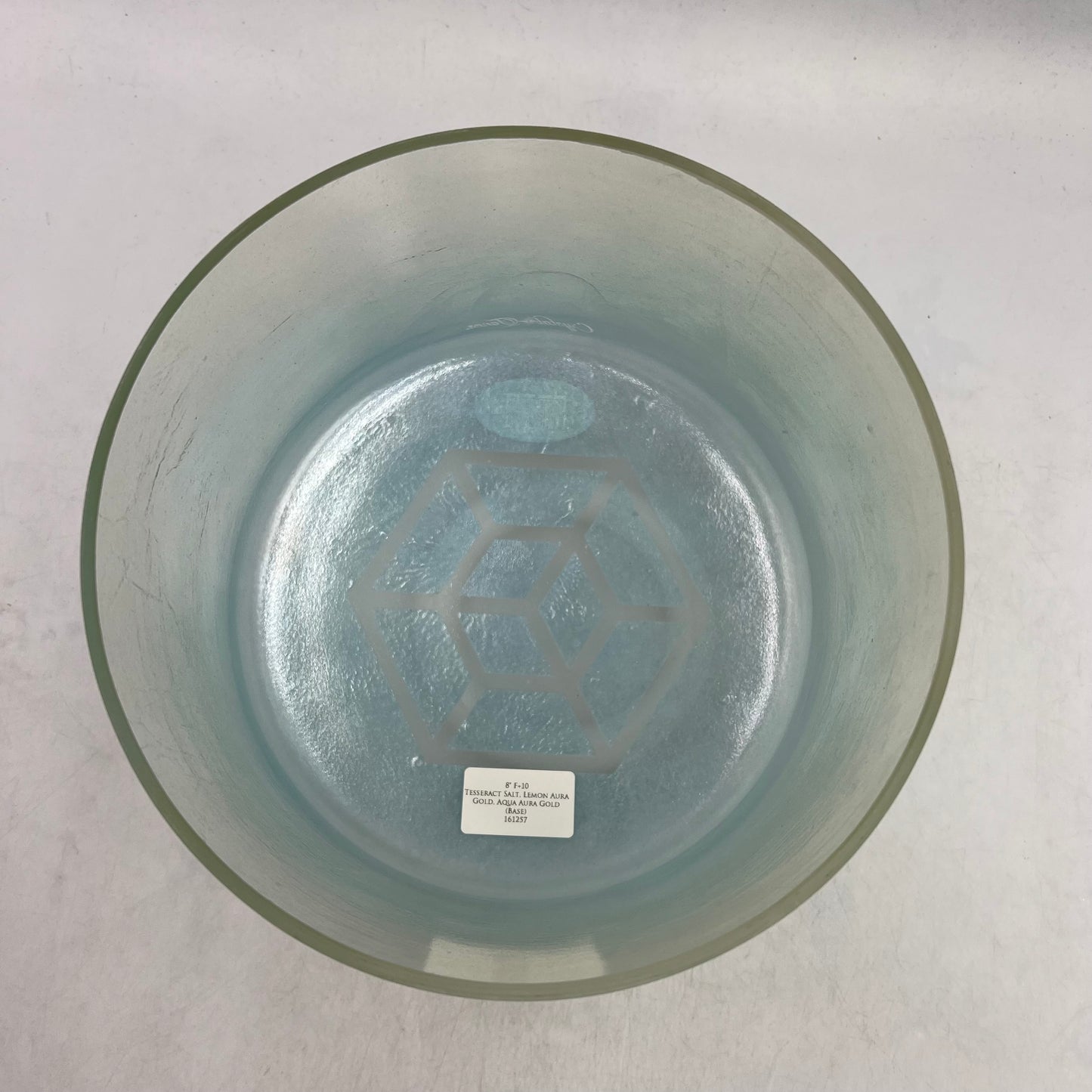 8" F+10 Tesseract Salt, Lemon Aura Gold, Aqua Aura Gold (Base)
