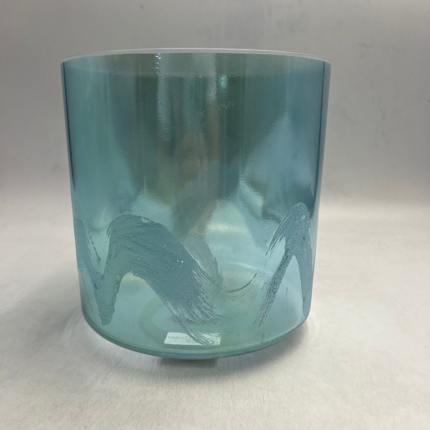 8" F#-45 Azeztulite, Aqua Aura Gold