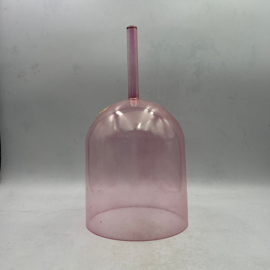 8" D#-40 PINK AURA GOLD, TALL PRACTITIONER BOWL