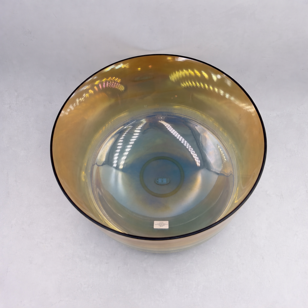 16" A+30 SUPERGRADE BOWL ™️,GRANDMOTHER AQUA AURA GOLD (BASE)