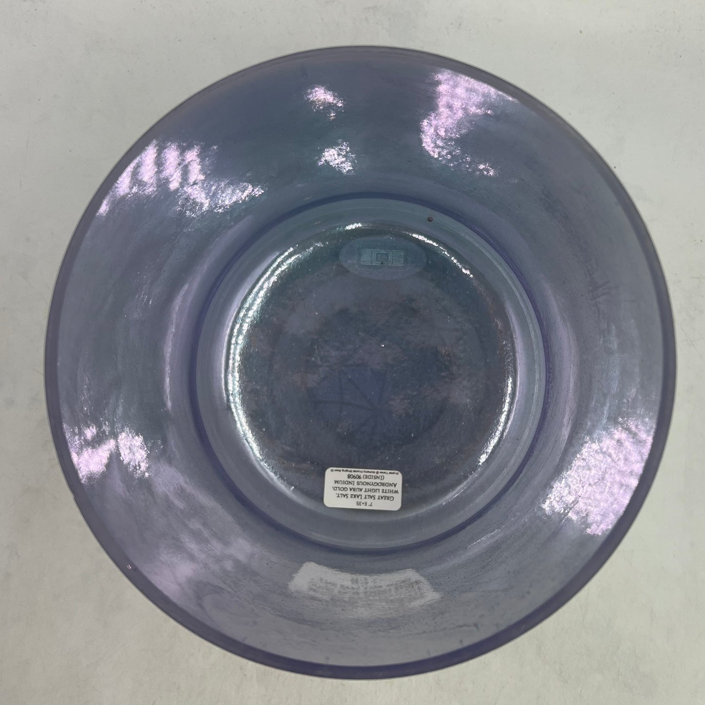 7" E+35 Great Salt Lake Salt, white light aura gold, Androgynous Indium (Inside)