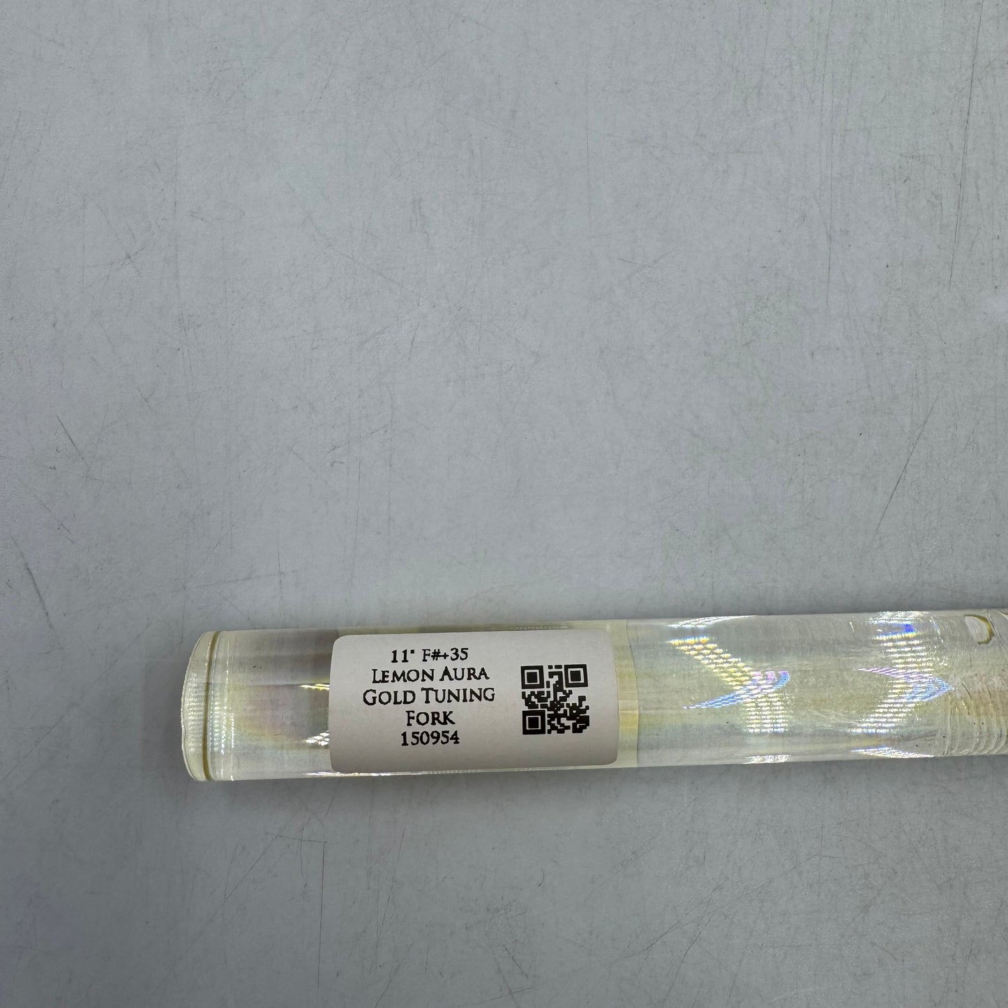 11" F#+35 LEMON AURA GOLD TUNING FORK