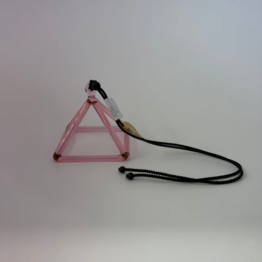 3" D#-45 Pink Aura Gold Pyramid