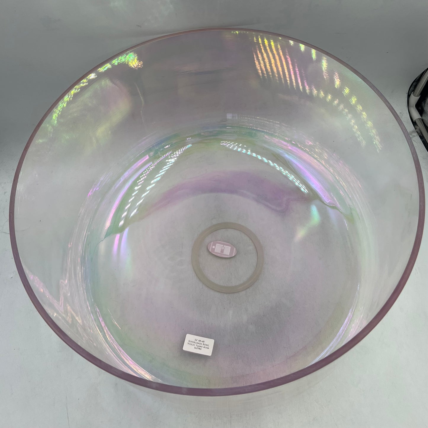 16" A#+40 Supergrade Bowl, Violet Flame Aura