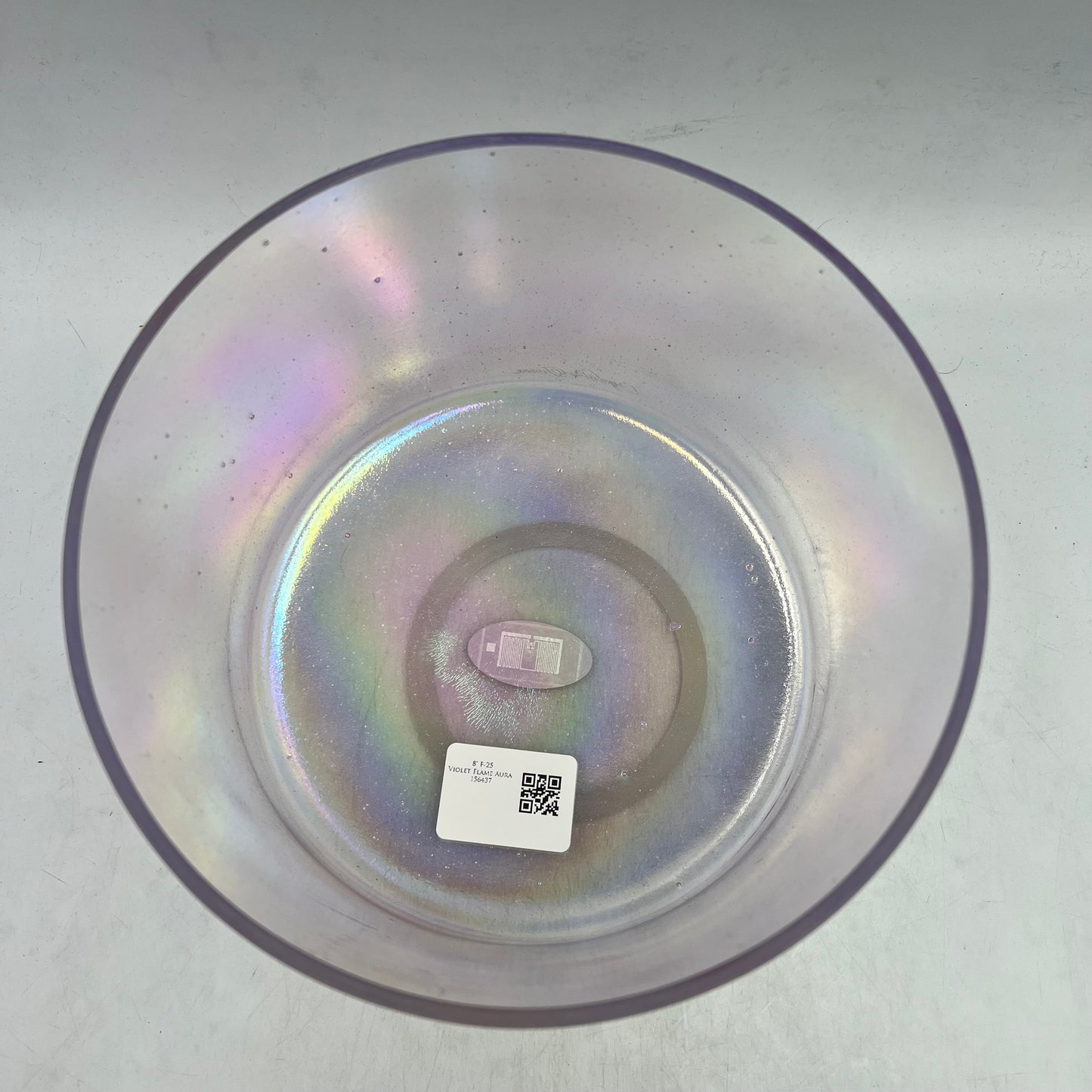 8" F-25 VIOLET FLAME AURA BOWL