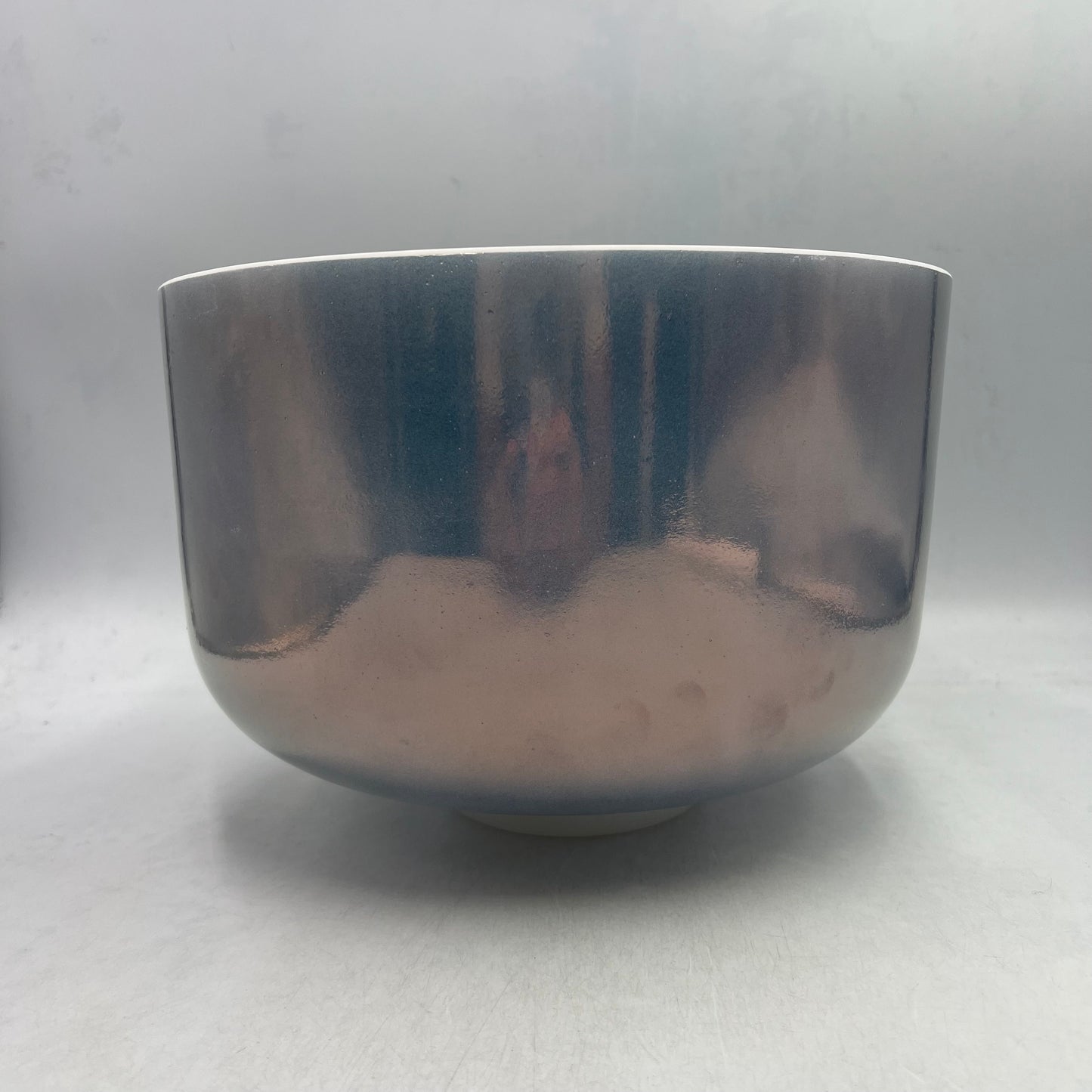 12" F+30 Tibetan Quartz Copper, Frosted rim Inside
