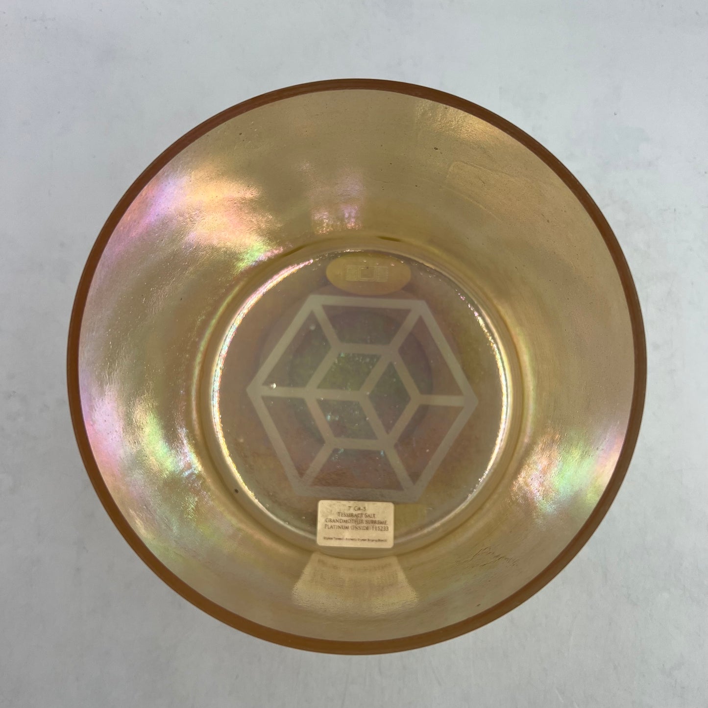 7" G#+5 Tesseract Salt, grandmother supreme, Platinum (Inside)