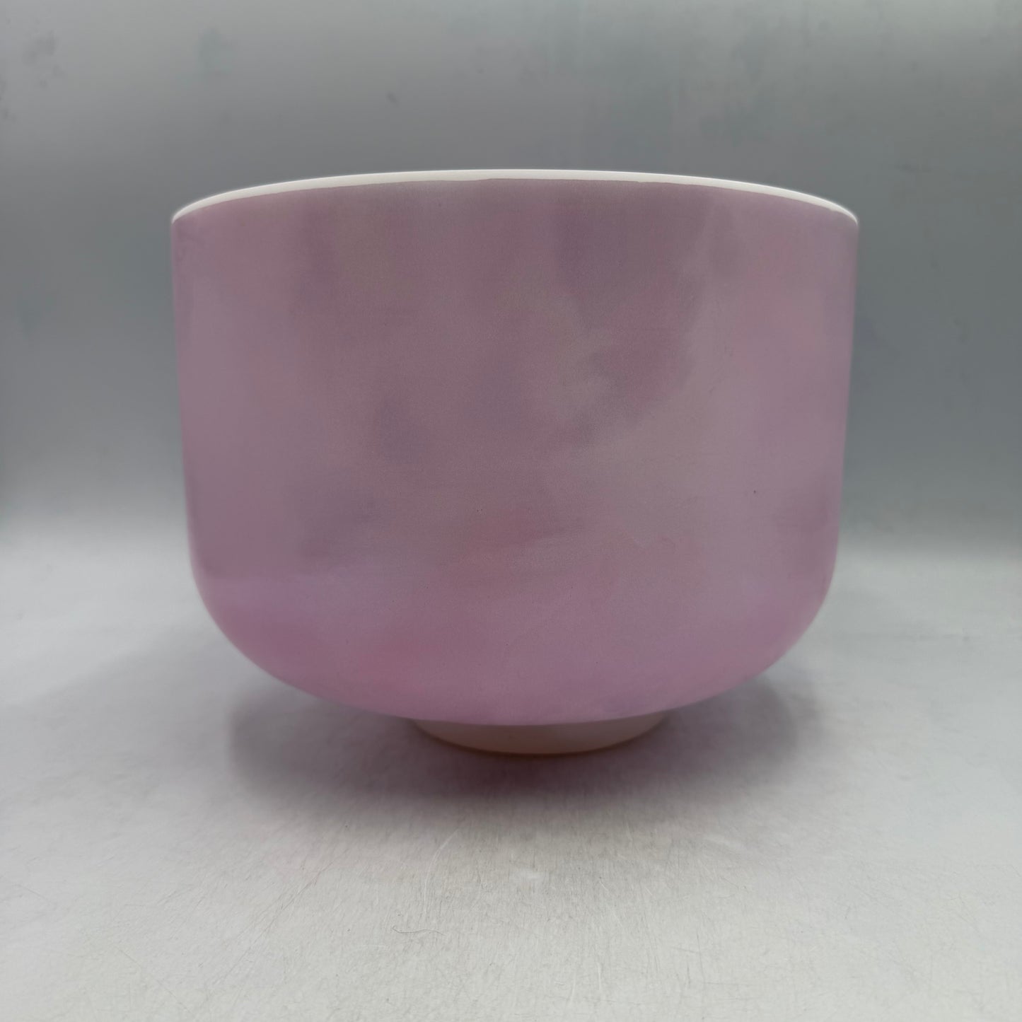 10" A-20 Pink Ocean Gold, Frosted Rim Inside