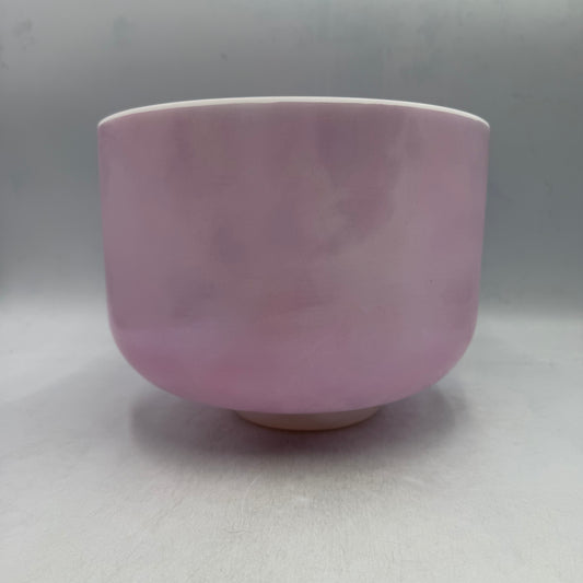 10" A-20 Pink Ocean Gold, Frosted Rim Inside