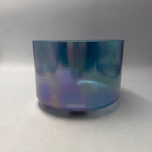 8" E+10 TESSERACT SALT, VIOLET FLAME AURA, AQUA AURA GOLD