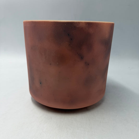 8" F#-10 INDIAN PIPESTONE, OCEAN INDIUM (INSIDE)