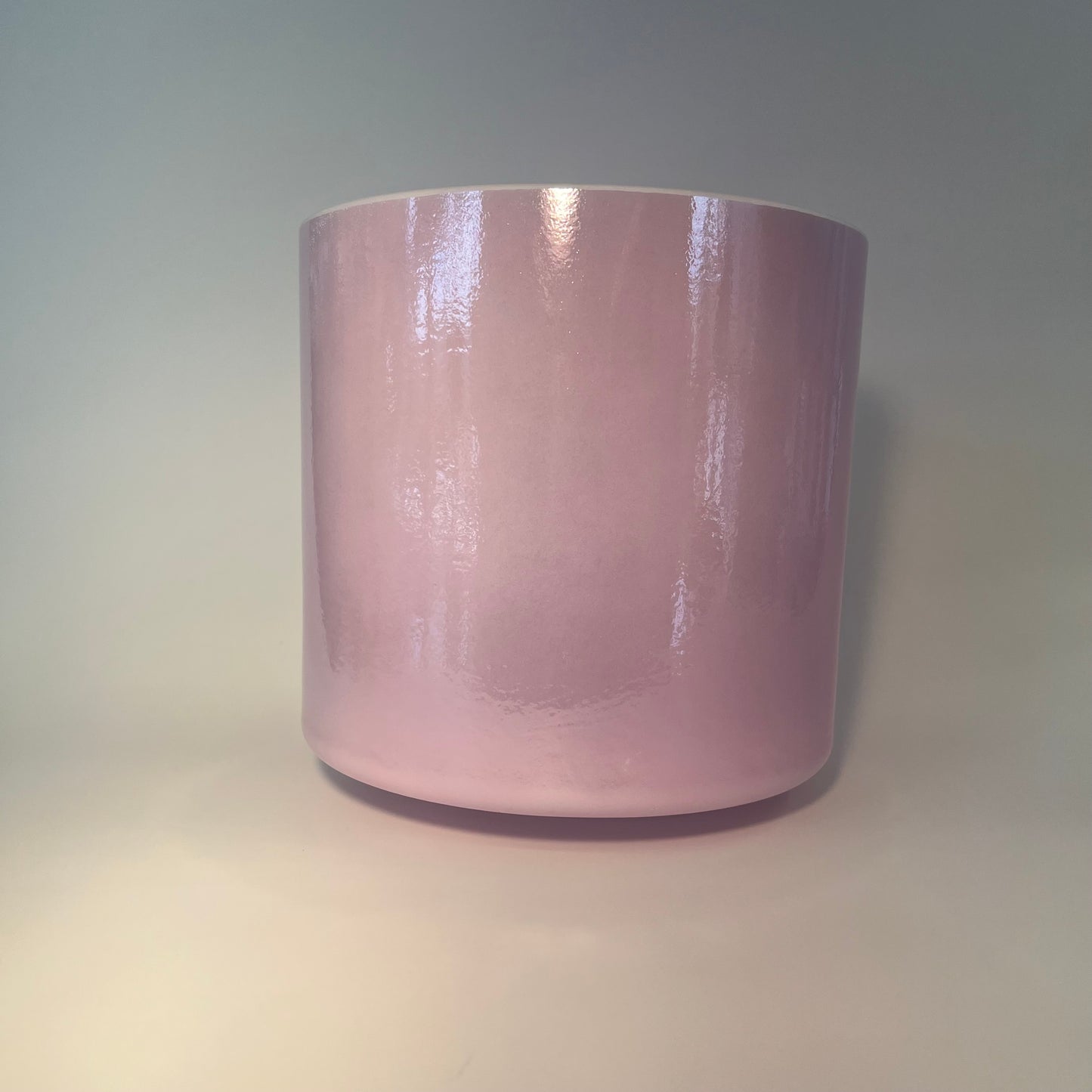 7" F+20 LAVENDER SUNSET GOLD, FROSTED INSIDE